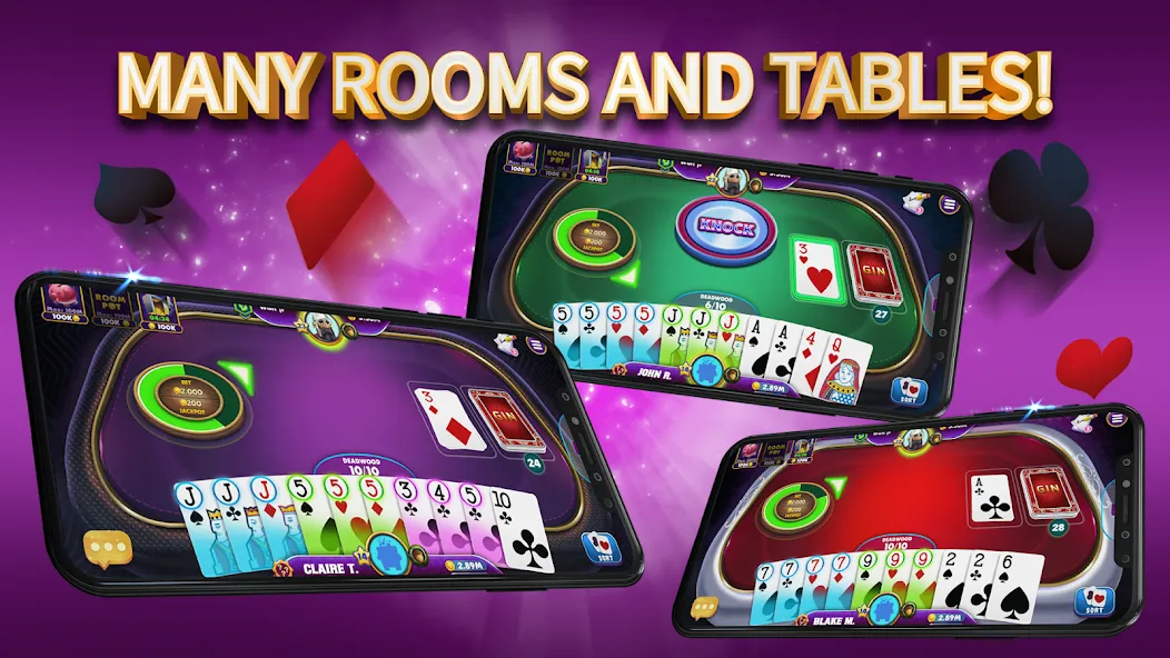 Gin Rummy Elite: Online Game (Джин Рамми)  [МОД Все открыто] Screenshot 3