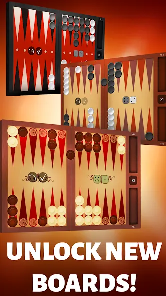 Backgammon Offline  [МОД Меню] Screenshot 1