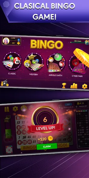 Bingo - Offline Bingo Game  [МОД Меню] Screenshot 2