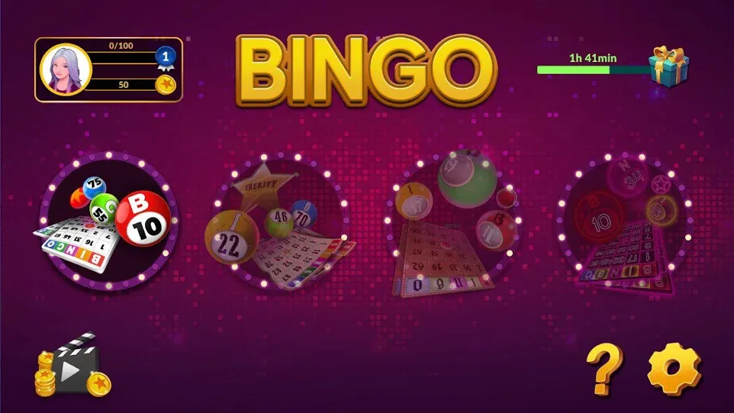 Bingo - Offline Bingo Game  [МОД Меню] Screenshot 5