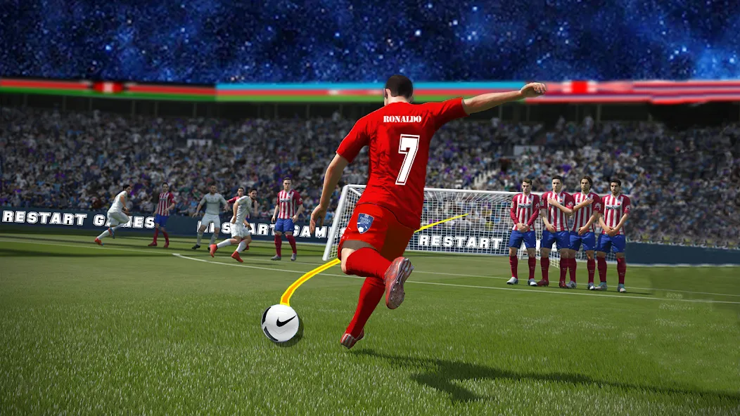 Soccer Kick Football Champion  [МОД Unlimited Money] Screenshot 2