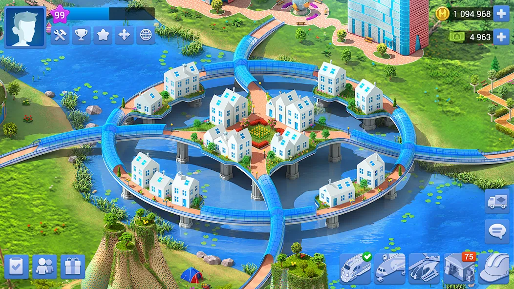 Megapolis: City Building Sim (Мегаполис)  [МОД Бесконечные деньги] Screenshot 3