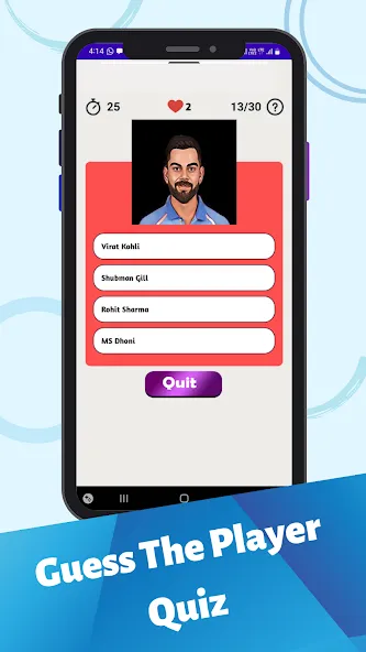 Cricket Quiz Game (Крикет Викторина Т20)  [МОД Много монет] Screenshot 1