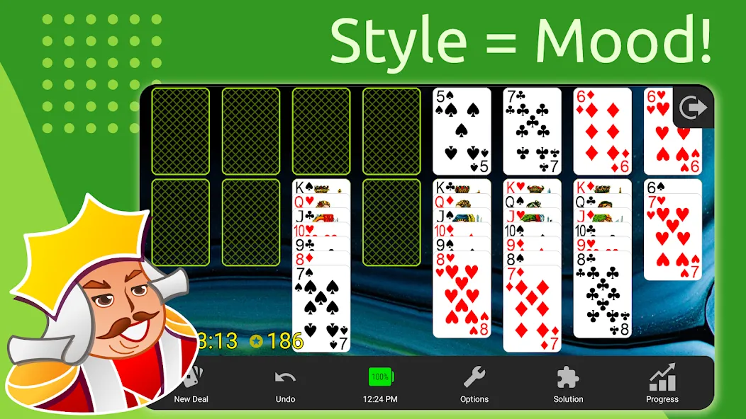 FreeCell  [МОД Бесконечные деньги] Screenshot 5