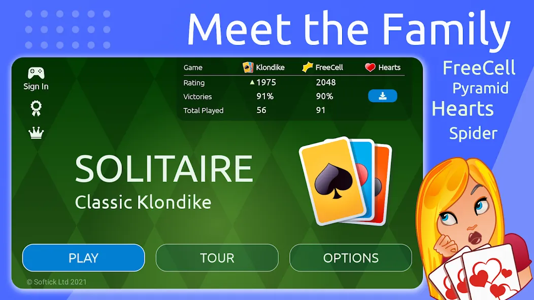 Solitaire  [МОД Menu] Screenshot 2