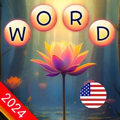 Скачать взломанную Calming Crosswords Word Puzzle  [МОД Unlocked] - последняя версия apk на Андроид