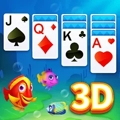 Скачать взломанную Solitaire 3D Fish  [МОД Бесконечные деньги] - последняя версия apk на Андроид