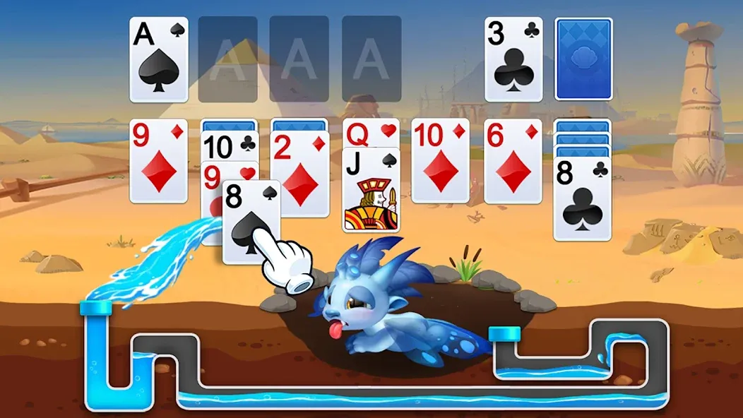 Solitaire Dragons  [МОД Mega Pack] Screenshot 1