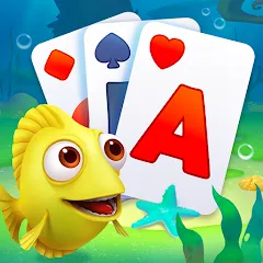 Скачать взлом Solitaire TriPeaks Fish (Солитер ТриПикс Рыбка)  [МОД Mega Pack] - стабильная версия apk на Андроид