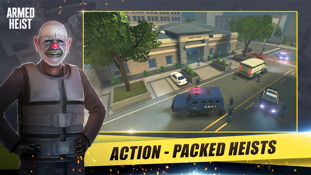 Armed Heist: Shooting gun game (Армед Хейст)  [МОД Menu] Screenshot 1