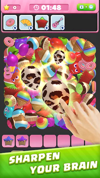 Bubble Burst：Match 3D  [МОД Бесконечные монеты] Screenshot 3