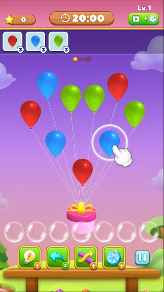 Match Triple Balloon (Матч Тройной Шарик)  [МОД Много денег] Screenshot 4