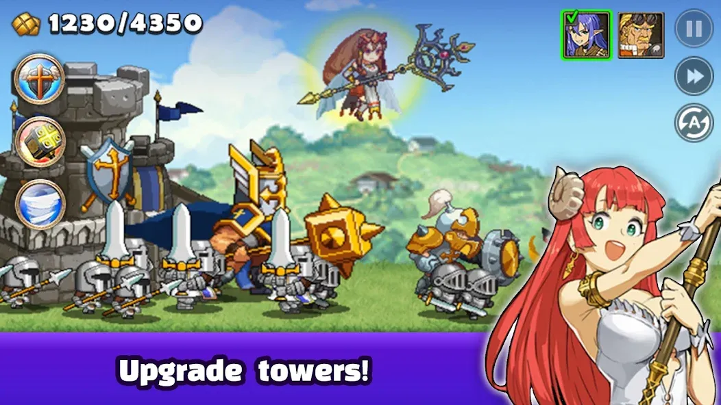 Kingdom Wars - Tower Defense (Кингдом Варс)  [МОД Бесконечные деньги] Screenshot 2