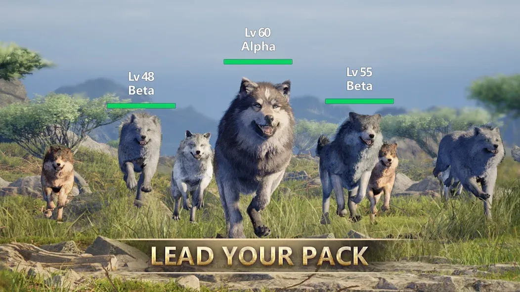 Wolf Game: Wild Animal Wars (Вулф Гейм)  [МОД Меню] Screenshot 4