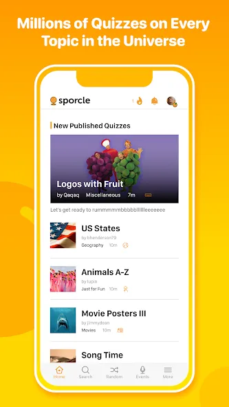 Sporcle (Споркл)  [МОД Меню] Screenshot 1