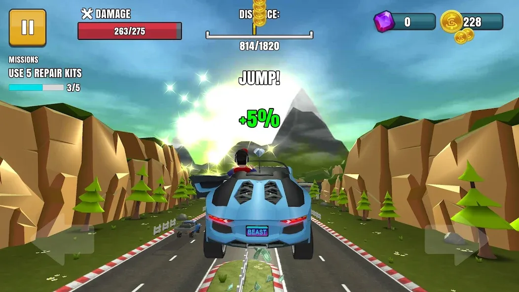 Faily Brakes 2: Car Crash Game (Фэйли Брейкс 2)  [МОД Mega Pack] Screenshot 4