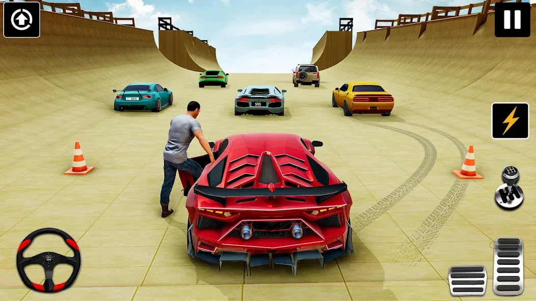 GT Car Stunt : Ramp Car Stunts (ДжиТи Кар Стант)  [МОД Menu] Screenshot 5