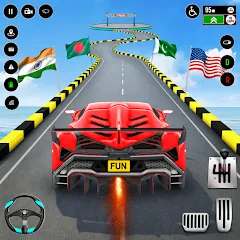 Взлом GT Car Stunt : Ramp Car Stunts (ДжиТи Кар Стант)  [МОД Menu] - полная версия apk на Андроид