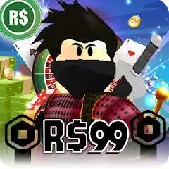 Взлом Robux For Robux , Casino Robux  [МОД Много денег] - последняя версия apk на Андроид