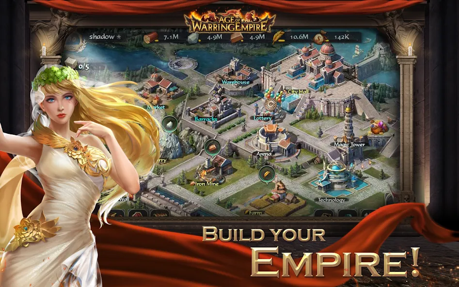 Age of Warring Empire (Эйдж оф Варринг Импайр)  [МОД Menu] Screenshot 2