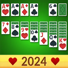 Взломанная Solitaire Classic - 2024 (Солитер Классик)  [МОД Меню] - последняя версия apk на Андроид