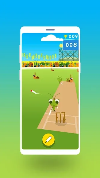 Cric Game - Doodle Cricket (Крик Гейм)  [МОД Много монет] Screenshot 3