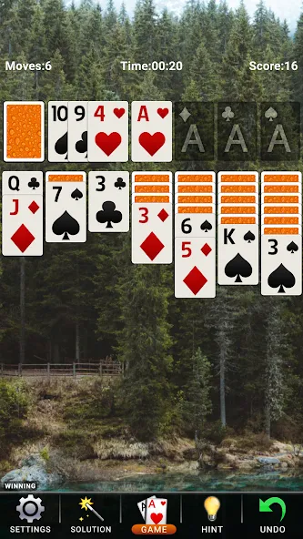 Solitaire: Classic Card Game  [МОД Бесконечные монеты] Screenshot 4