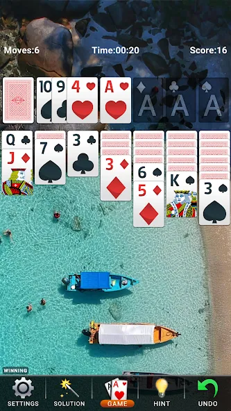 Solitaire: Classic Card Game  [МОД Бесконечные монеты] Screenshot 5