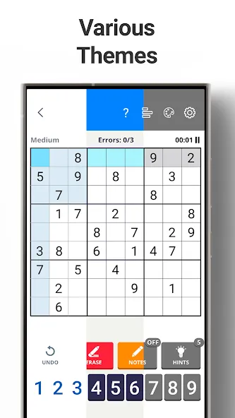 Sudoku Levels: Daily Puzzles  [МОД Unlimited Money] Screenshot 5