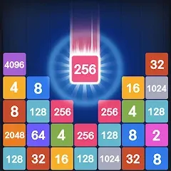 Взломанная Drop Merge : Number Puzzle (Дроп Мердж)  [МОД Menu] - последняя версия apk на Андроид