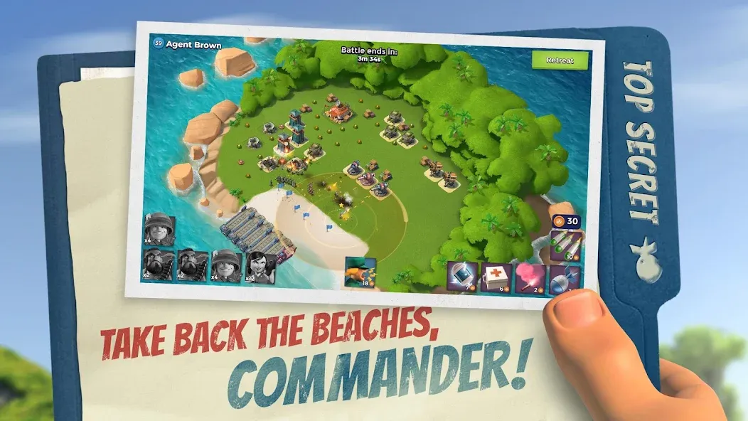 Boom Beach (Бум Бич)  [МОД Unlimited Money] Screenshot 1