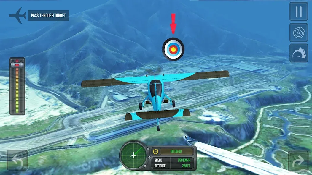 Flight Simulator - Plane Games  [МОД Unlocked] Screenshot 5