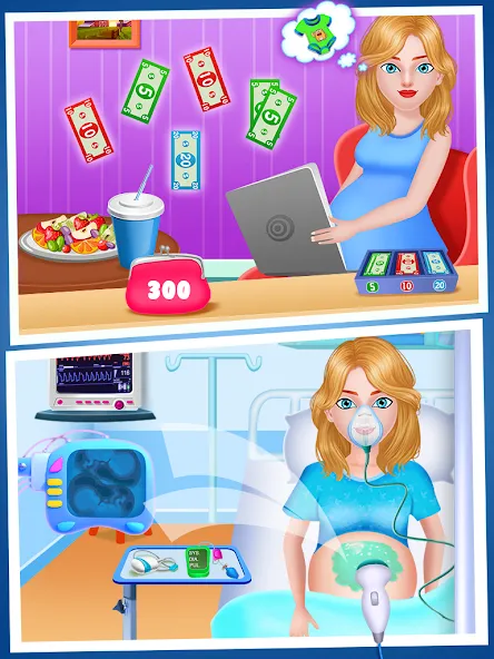 Mom Babysitting Game  [МОД Unlimited Money] Screenshot 2