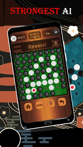 Reversi - Classic Reversi Game (Реверси)  [МОД Бесконечные деньги] Screenshot 3