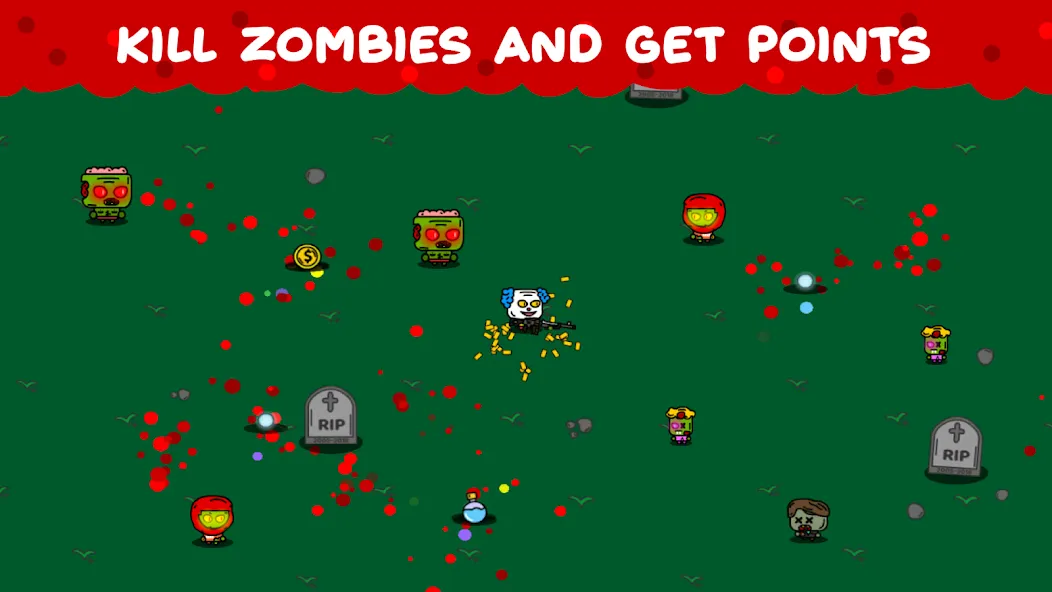 Zombie Loop - Shooter survival (Зомби Луп)  [МОД Много монет] Screenshot 1