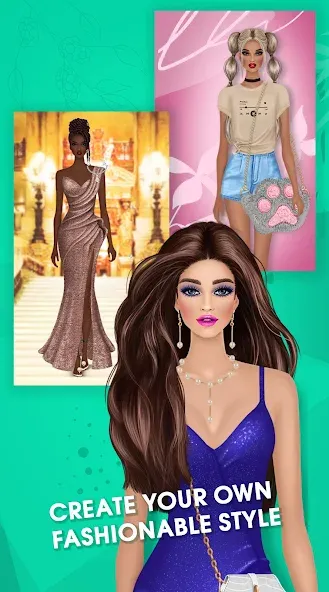 Fashion Triple Match: Dress Up (Фэшн Мердж)  [МОД Все открыто] Screenshot 1