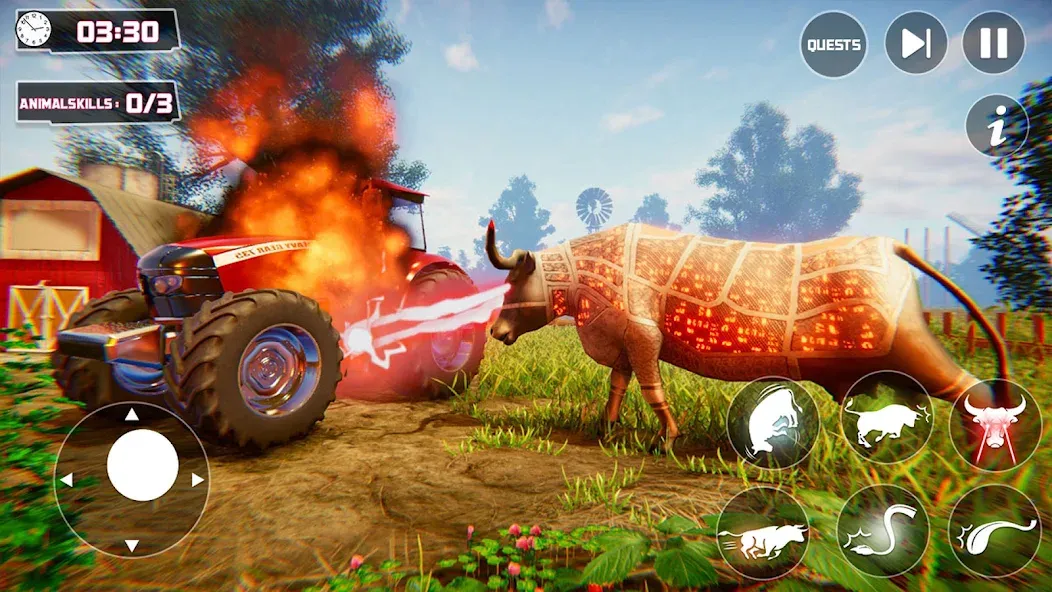 Scary Cow Simulator Rampage (Скари)  [МОД Бесконечные монеты] Screenshot 3