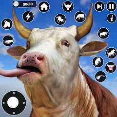 Скачать взлом Scary Cow Simulator Rampage (Скари)  [МОД Бесконечные монеты] - стабильная версия apk на Андроид