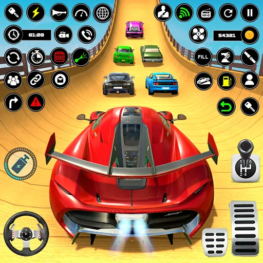 Crazy Ramp Car Stunt Master 3D (Крэйзи Рэмп Кар Стант Мастер 3Д)  [МОД Mega Pack] Screenshot 3