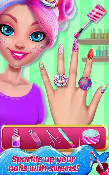 Candy Makeup Beauty Game  [МОД Menu] Screenshot 3