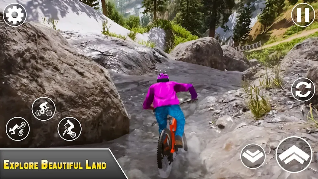 BMX Bicycle Games Offroad Bike  [МОД Меню] Screenshot 5