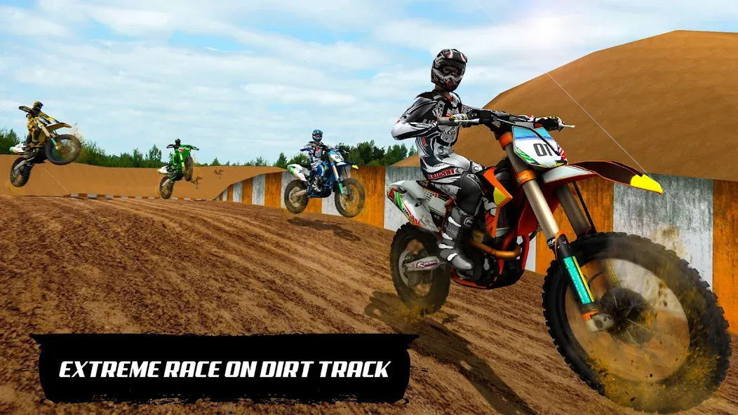 Motocross Dirt Bike Champions (Мотокросс Чемпионы Грязевых Мотоциклов)  [МОД Все открыто] Screenshot 5