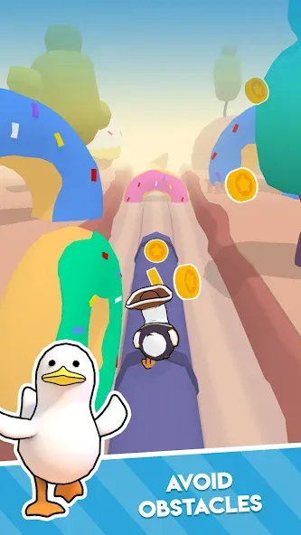 Duck On The Run (Дак он зе Ран)  [МОД Много монет] Screenshot 3