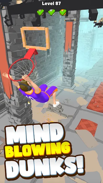 Hoop World: Flip Dunk Game 3D (Хуп Ворлд)  [МОД Меню] Screenshot 2