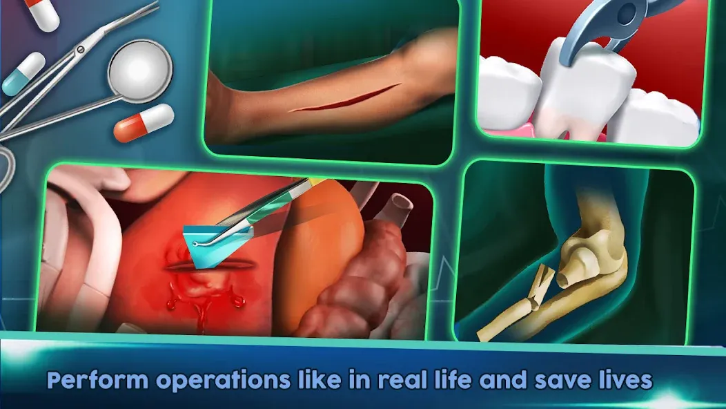 Surgery Doctor Simulator Games  [МОД Mega Pack] Screenshot 5