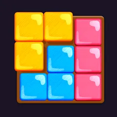 Скачать взломанную Block King - Brain Puzzle Game (Блок Кинг)  [МОД Все открыто] - последняя версия apk на Андроид