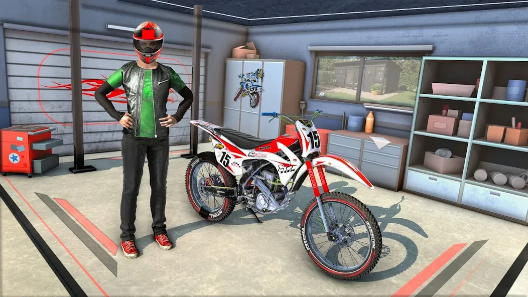 Bike Stunt Race Tricks Master  [МОД Много денег] Screenshot 2