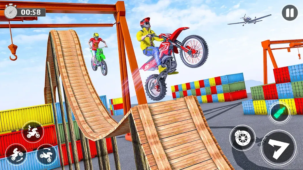 Bike Stunt Race Tricks Master  [МОД Много денег] Screenshot 4