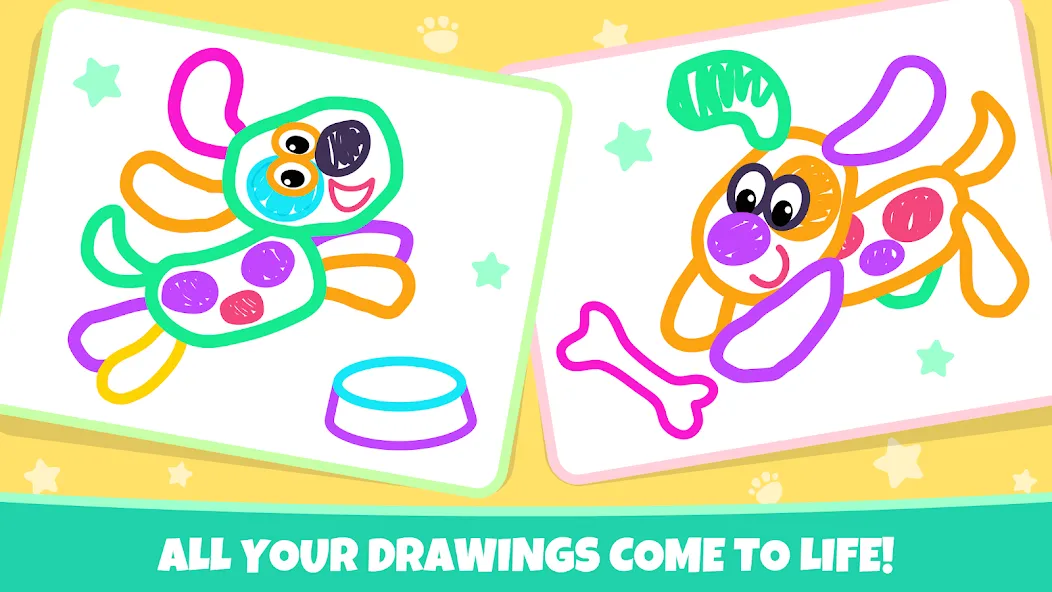 Drawing for kids! Toddler draw  [МОД Много денег] Screenshot 4