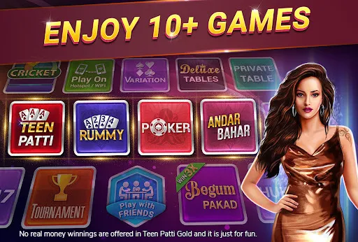 Teen Patti Gold, Rummy & Poker (Тин Патти Голд Кард Гейм)  [МОД Unlocked] Screenshot 2